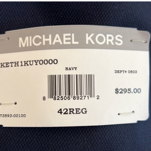 Michael Kors Navy Performance Blazer - Picture 10 of 12